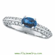 Sapphire and Diamond Ring