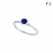 Sapphire bezel set ring