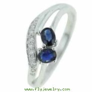 Sapphire Diamond Ring