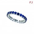 Sapphire eternity band