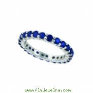Sapphire eternity band