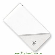 Silver-plated & Rhodium Star .001ct. Diamond Money Clip