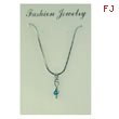 Silver-tone Green CZ Necklace