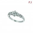 Small flower diamond ring