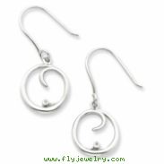 SS White Ice .01ct. Diamond Earrings