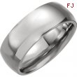 Stainless Steel 06.00 6MM POLISHED DOMED BAND