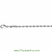 Stainless Steel 20.00 INCH NONE 2.4MM ROPE CHAIN W/LOBSTER