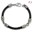 Stainless Steel Black Plated Bracelet anklet