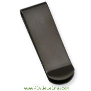 Stainless Steel Black-plated Money Clip