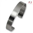 Stainless Steel Brushed Cuff Bangle