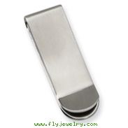 Stainless Steel Brushed Money Clip