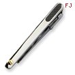 Stainless Steel Carbon Fiber 18k Accent Tie Bar