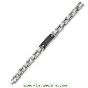 Stainless Steel Carbon Fiber Bracelet