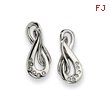 Stainless Steel CZ Earrings