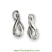 Stainless Steel CZ Earrings