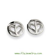 Stainless Steel CZ Earrings