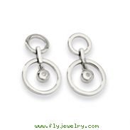 Stainless Steel CZ Earrings