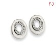 Stainless Steel CZ Earrings