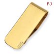 Stainless Steel Gold-plated Money Clip