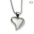 Stainless Steel Heart Pendant Necklace