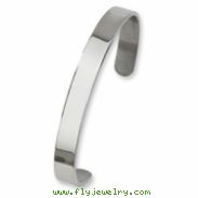 Stainless Steel Polished Cuff Bangle