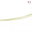 Stainless Steel/14kt White 18.00 INCH Polished LT GR CBLE COAT CH W/14KW CLSP