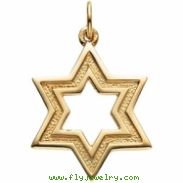 STER 20.25X18.00 MM P STAR OF DAVID