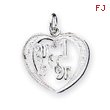 Sterling Silver # 1 Mom Charm