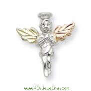 Sterling Silver & 12K Sm Angel Necklace chain