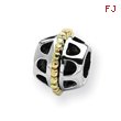 Sterling Silver & 14k Reflections Bali Bead