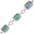 Sterling Silver  Amazonite Stones Bracelet