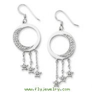 Sterling Silver & Cubic Zirconia I Promise You The Moon And Stars Dangle Earrings