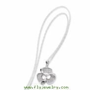 Sterling Silver & CZ Polished Fancy Necklace chain