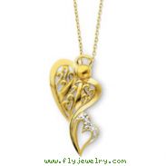 Sterling Silver & Gold-plated Angel Of Protection 18" Necklace