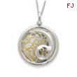 Sterling Silver & Gold-plated Harmony 18in Necklace