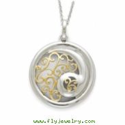 Sterling Silver & Gold-plated Harmony 18in Necklace