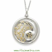 Sterling Silver & Gold-plated Harmony 18in Necklace