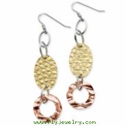 Sterling Silver & Rhodium Dangle Earrings
