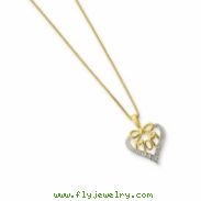 Sterling Silver & Vermeil Diamond Mom Necklace chain