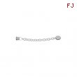 Sterling Silver 01.50 Inch Kera Bracelet And Necklace Extender