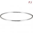 Sterling Silver 01.75 mm 08.00 Inch Bangle Bracelet