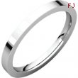 Sterling Silver 02.00 mm Flat Comfort Fit Band