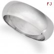 Sterling Silver 02.00 MM Half Round Band