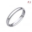 Sterling Silver 03.00 mm Comfort Fit Milgrain Band