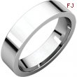 Sterling Silver 05.00 mm Flat Comfort Fit Band