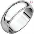 Sterling Silver 06.00 mm Milgrain Band