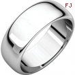 Sterling Silver 07.00 mm Half Round Band