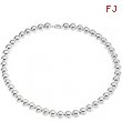 Sterling Silver 08.00 INCH 10.00 MM BEAD NECKLACE 10.00 Mm Bead Bracelet