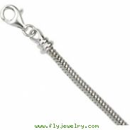 Sterling Silver 08.00 Inch Kera Snake Bracelet