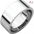 Sterling Silver 08.00 mm Flat Comfort Fit Band